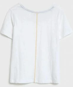 White Stuff Ezra Scoop Neck Tee - Brilliant White