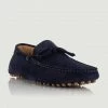 Bobbies Paris Ayrton Suede Leather Studded Loafers