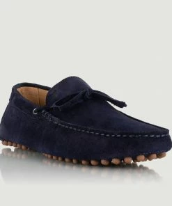 Bobbies Paris Ayrton Suede Leather Studded Loafers
