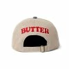 Butter Goods X Peanuts Jazz 6 Panel Cap - Khaki/Blue