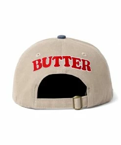 Butter Goods X Peanuts Jazz 6 Panel Cap - Khaki/Blue