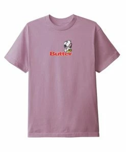 Butter Goods X Peanuts Jazz Logo T-Shirt - Washed Berry