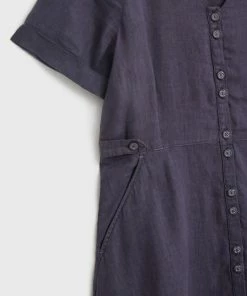 White Stuff Ivy Linen Midi Dress - Dusty Purple 5 White Stuff Ivy Linen Midi Dress - Dusty Purple