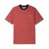 Butter Goods Camiseta Cliff Stripe Tee Rust L
