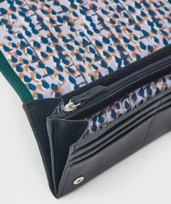 White Stuff Lottie Leather Purse Teal