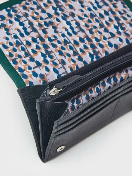 White Stuff Lottie Leather Purse Teal 2 White Stuff Lottie Leather Purse Teal