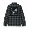 Butter Goods Sobrecamisa Melody Plaid Zip Overshirt Black L