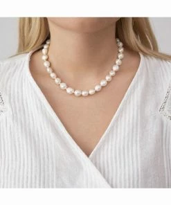 Anni Lu Stellar Pearly Necklace Gold