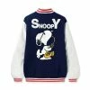 Butter Goods X Peanuts Jazz Varsity Jacket - Navy