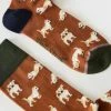White Stuff Ollie Dog Sock - Red Multi