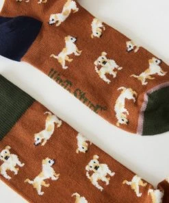 White Stuff Ollie Dog Sock - Red Multi