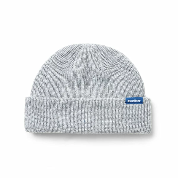 Butter Goods Wharfie Beanie - Ash Grey 1 Butter Goods Wharfie Beanie - Ash Grey