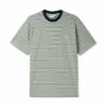 Butter Goods Camiseta Butter Goods Cliff Stripe Tee Sage L