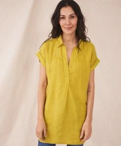 White Stuff Bantu Linen Tunic - Mid Chart 7 White Stuff Bantu Linen Tunic - Mid Chart