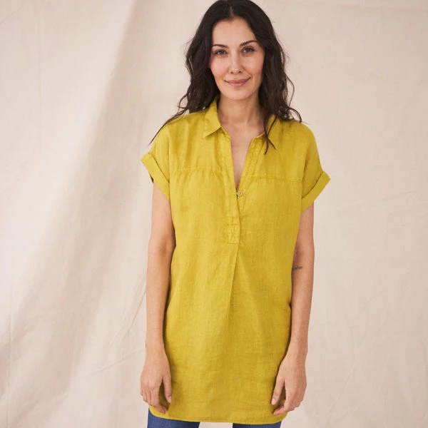 White Stuff Bantu Linen Tunic - Mid Chart 4 White Stuff Bantu Linen Tunic - Mid Chart