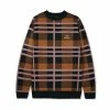 Butter Goods Jersey Plaid Knit Sweater M