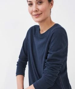 White Stuff Cassie Crew Tee Dark Navy