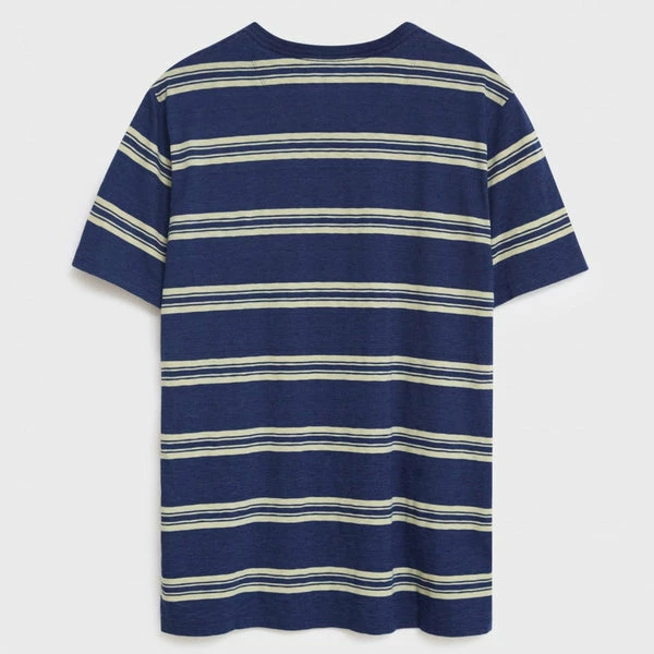 White Stuff Block Stripe T-Shirt - Indigo Blue 2 White Stuff Block Stripe T-Shirt - Indigo Blue