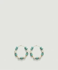 Anni Lu Creoles With Beads Beach Bum Earrings