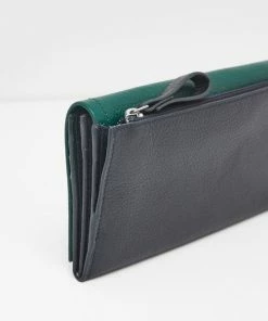 White Stuff Lottie Leather Purse Teal