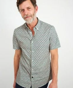 White Stuff Geo Boat Print Shirt 6 White Stuff Geo Boat Print Shirt