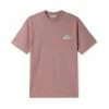 Butter Goods Heavyweight Pigment Dye T Shirt Washed Berry