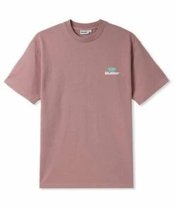 Butter Goods Heavyweight Pigment Dye T Shirt Washed Berry