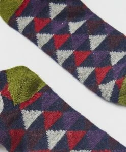 White Stuff Geo Boot Sock