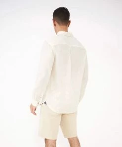 White Stuff Pembroke Ls Linen Shirt - Natural White