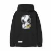 Butter Goods X Peanuts Jazz Chenille Applique Pullover Hoodie - Black
