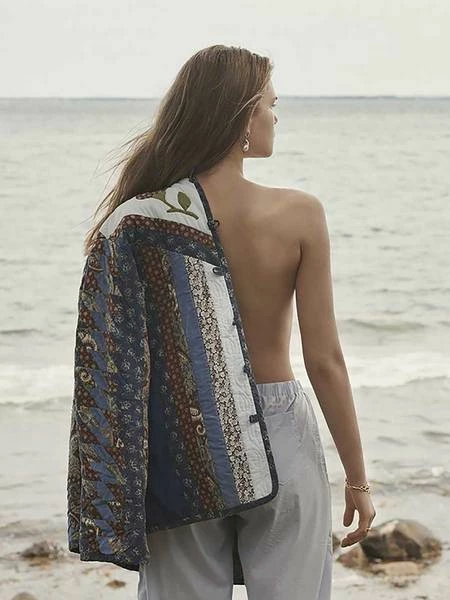 Anni Lu Seaweed Pearl Earrings Gold 2 Anni Lu Seaweed Pearl Earrings Gold