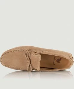 Bobbies Paris Ayrton Suede Leather Studded Loafers