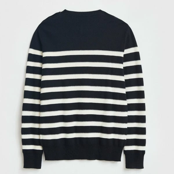 White Stuff Bretton Button Shoulder Crew Jumper - Dark Navy 2 White Stuff Bretton Button Shoulder Crew Jumper - Dark Navy