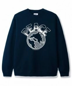 Butter Goods Peace Sweatshirt Navy