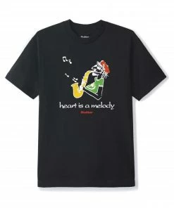 Butter Goods Camiseta Melody Tee Black L-en