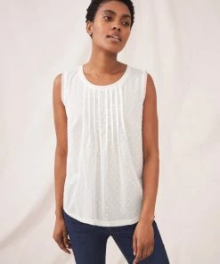 White Stuff Summer Sorbet Vest - Brilliant White