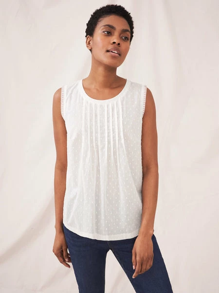 White Stuff Summer Sorbet Vest - Brilliant White 2 White Stuff Summer Sorbet Vest - Brilliant White