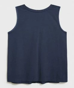 White Stuff Summer Sorbet Vest - Fr Navy