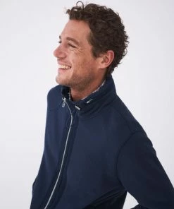 White Stuff Owen Zip Through - Dark Navy
