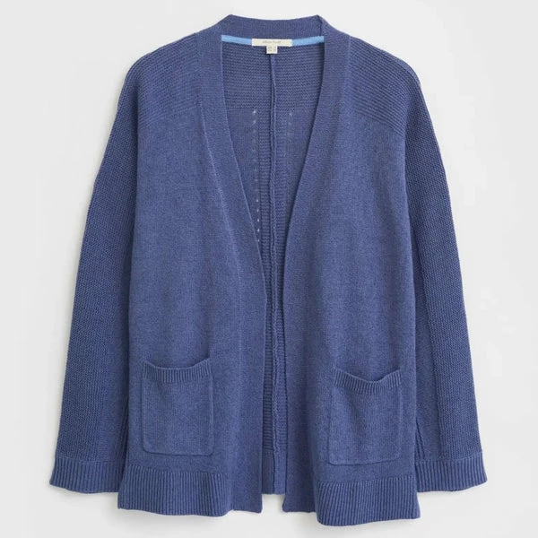 White Stuff Tiana Cardi - Mid Blue 1 White Stuff Tiana Cardi - Mid Blue