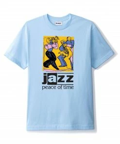 Butter Goods Camiseta Peace Of Time Tee Powder Blue M