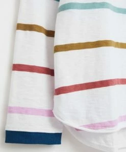 White Stuff Cassie Stripe Tee - White Multi