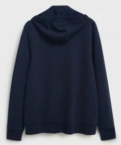 White Stuff Owen Zip Through - Dark Navy