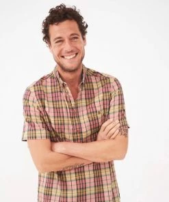 White Stuff Clifton Madras Check Shirt - Mid Pink