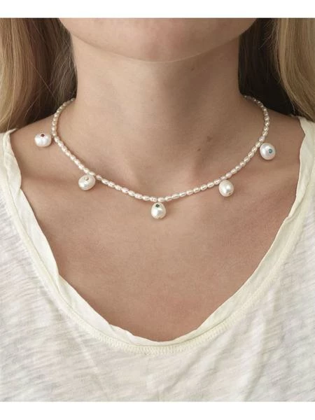 Anni Lu Marianne Pearl Necklace Gold 1 Anni Lu Marianne Pearl Necklace Gold