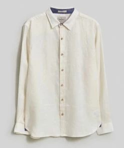 White Stuff Pembroke Ls Linen Shirt - Natural White