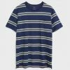 White Stuff Block Stripe T-Shirt - Indigo Blue