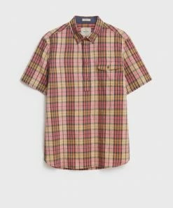 White Stuff Clifton Madras Check Shirt - Mid Pink