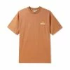 Butter Goods Heavyweight Pigment Dye T Shirt Sandalwood