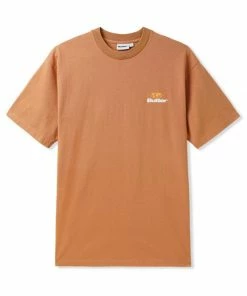 Butter Goods Heavyweight Pigment Dye T Shirt Sandalwood